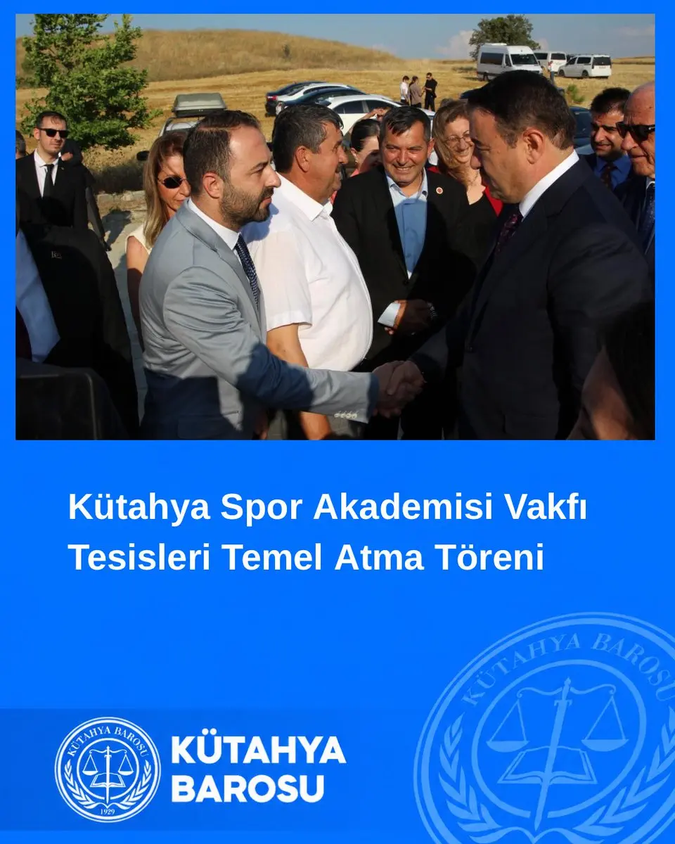 Kütahya Spor Akademisi Vakfı Tesisleri Temel Atıldı
