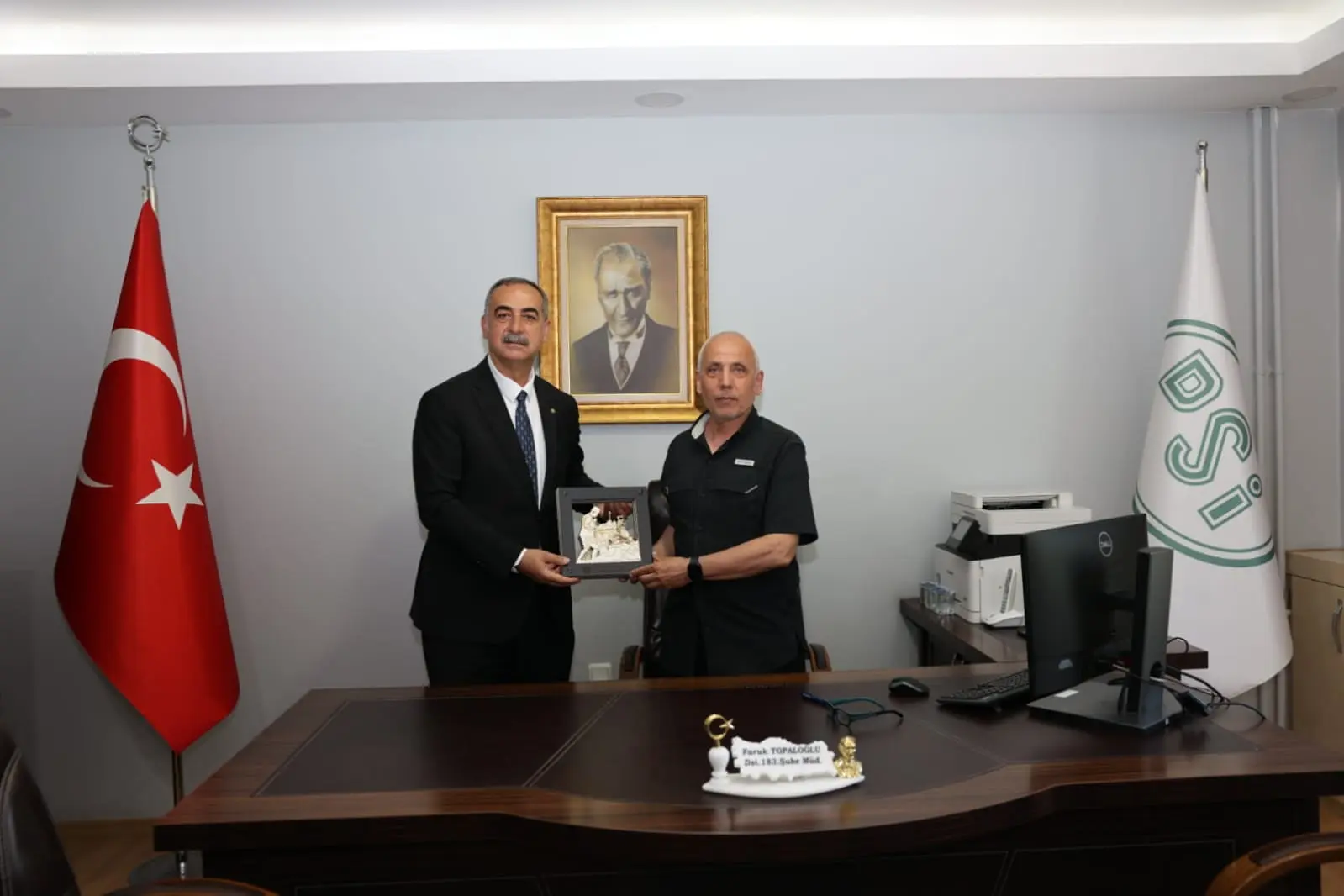 Meclis Başkanı Çelikten'den DSİ Müdürü'ne Ziyaret