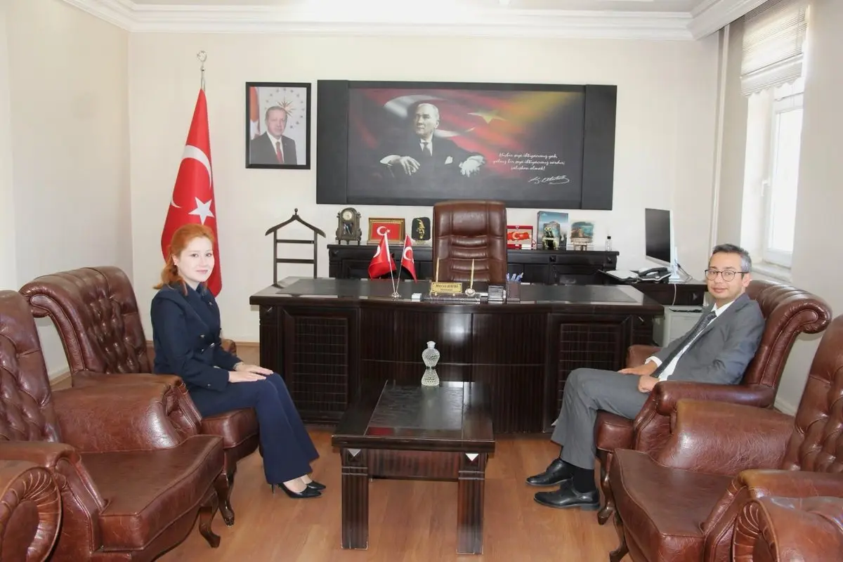 İhsaniye Kaymakamı'ndan nezaket ziyareti