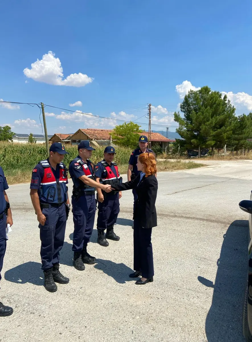 Kaymakam Bayrı, Jandarma Denetimlerini İnceledi