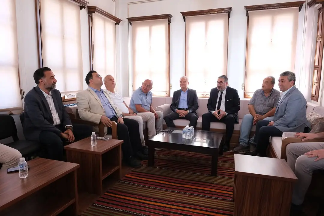 Yeni hizmet binasına tebrik ziyareti yapıldı