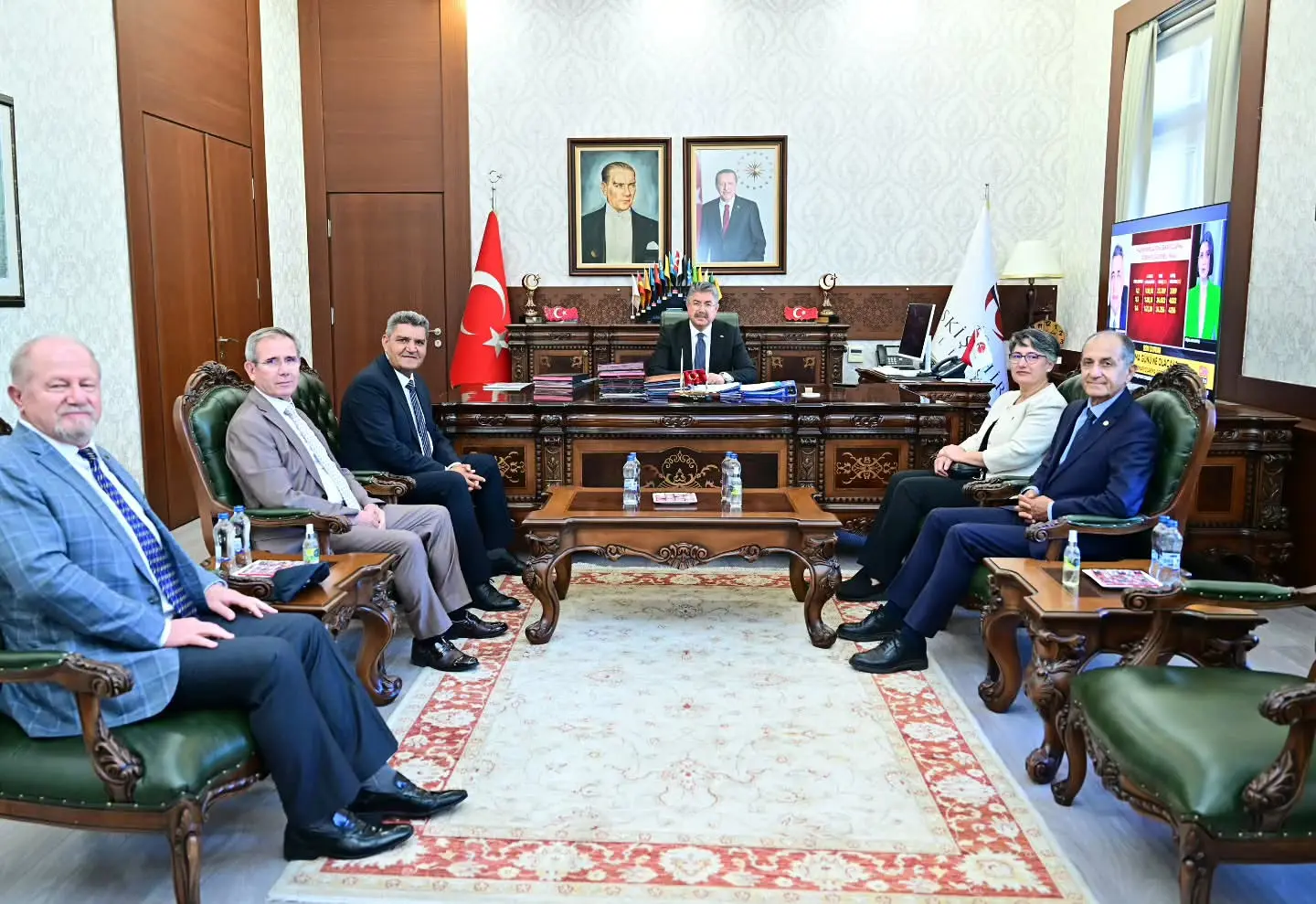 ERİAD Başkanı Rüştü Şentuna Valilikte