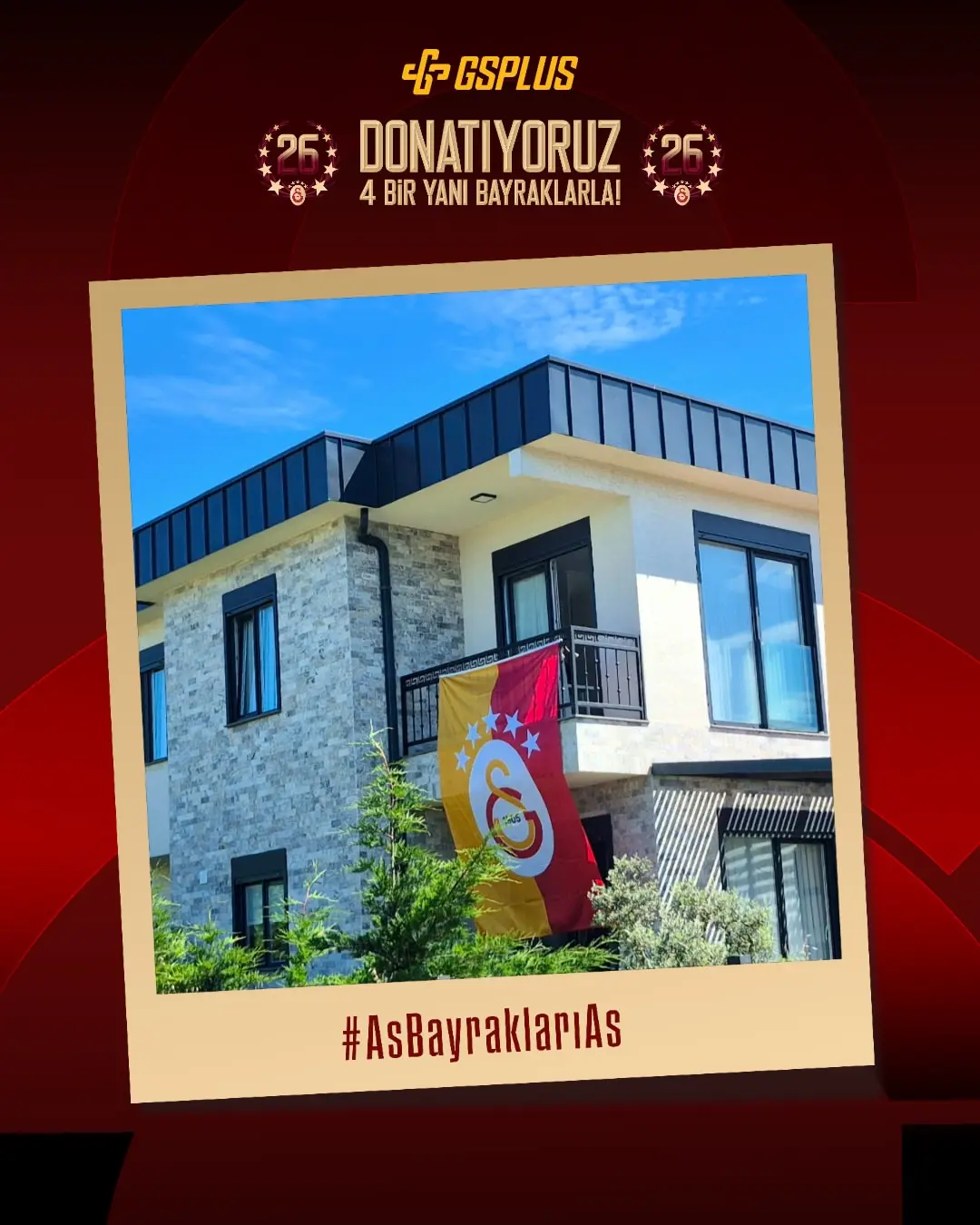 Galatasaray, bayrak asma etkinliğini duyurdu