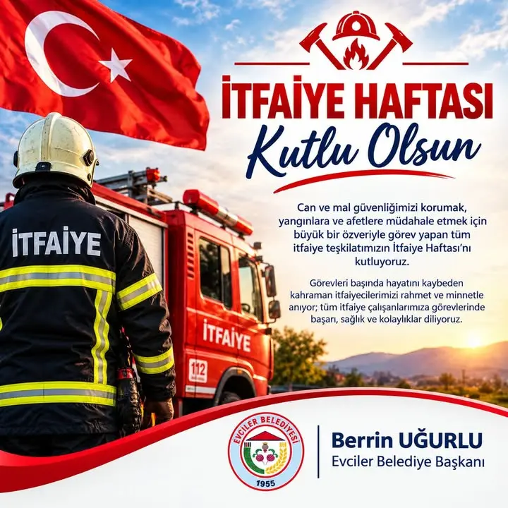 Evciler Belediyesi'nden İtfaiye Emekçilerine Teşekkür