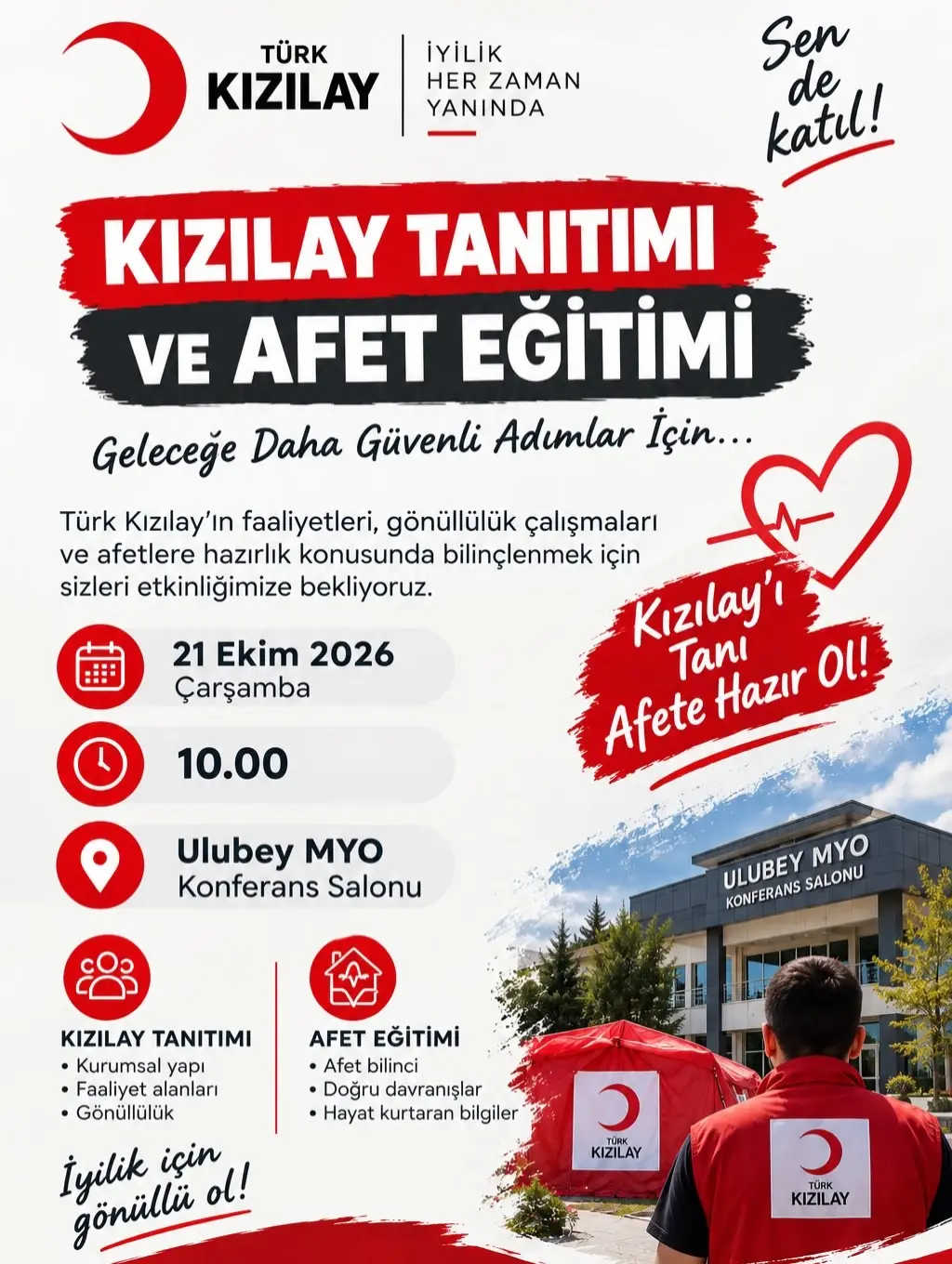 Türk Kızılay’dan Gönüllülük Etkinliği Duyurusu