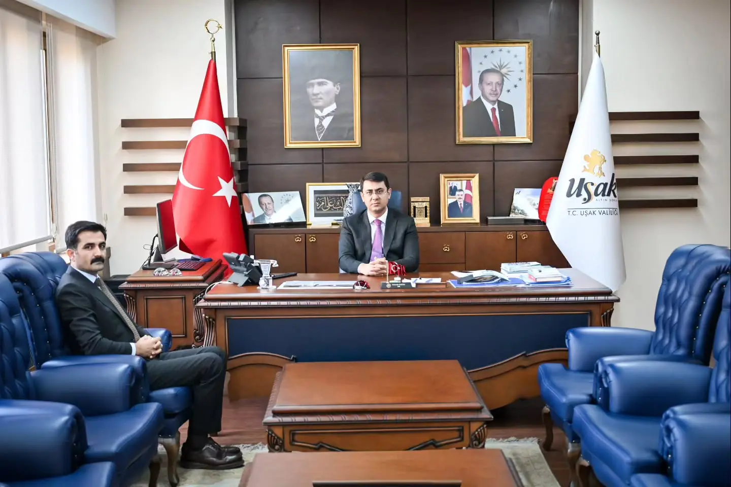 Uşak Cumhuriyet Savcısı'ndan Valiliğe Ziyaret