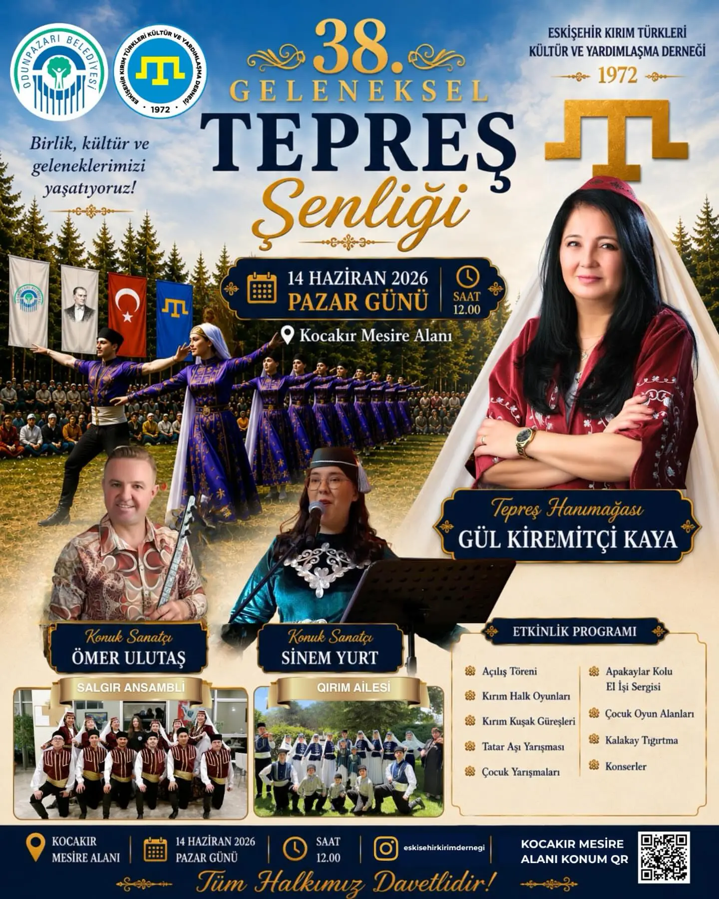 38. Geleneksel Tepreş Şenliği 14 Haziran'da