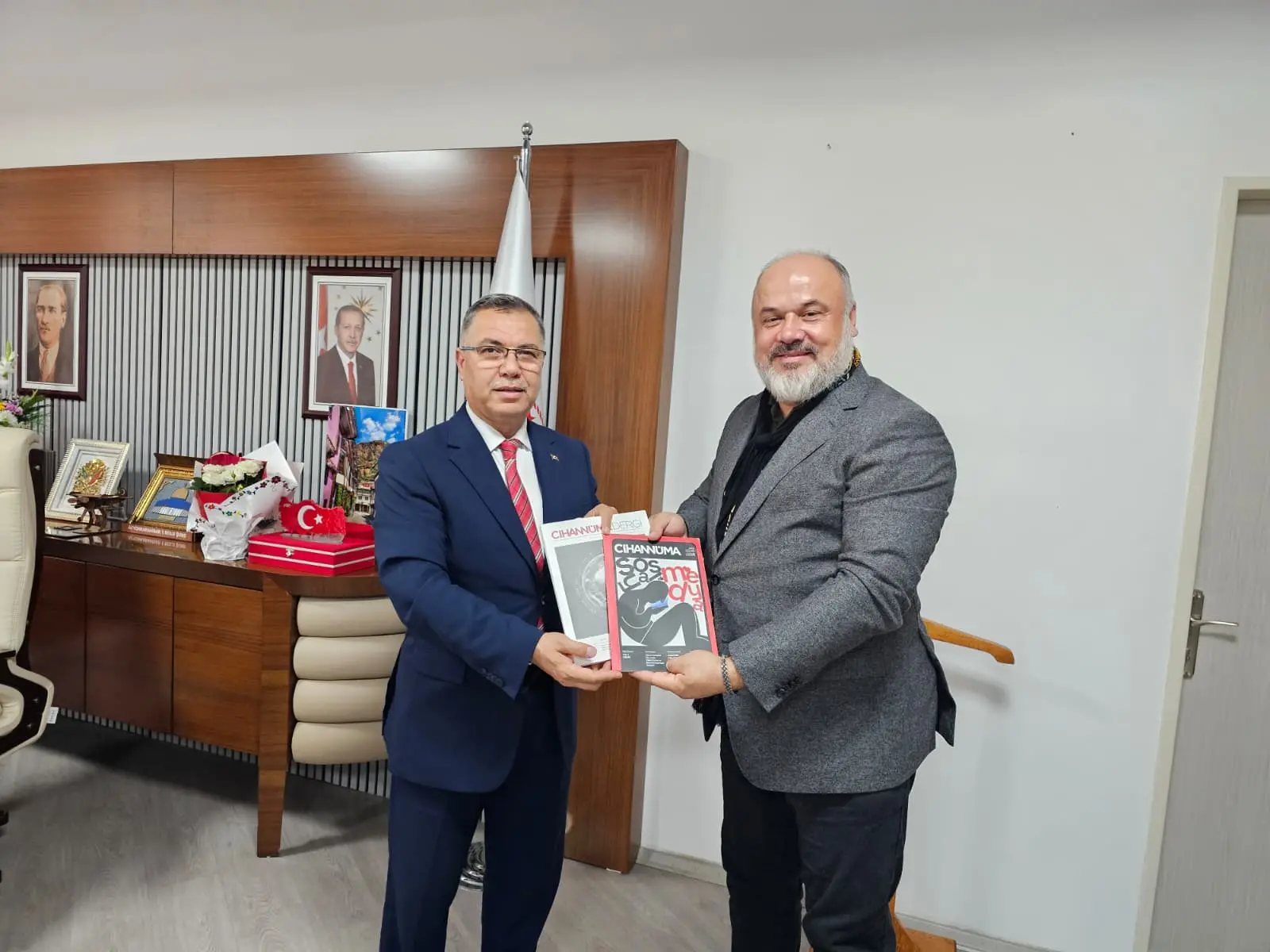 Cihannüma Derneği Temsilcisi, Eğitim Müdürü'nü Ziyaret Etti