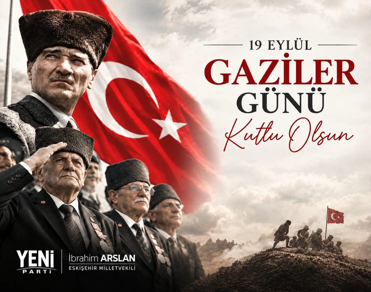 Gaziler Günü'nde minnet ve saygı vurgusu