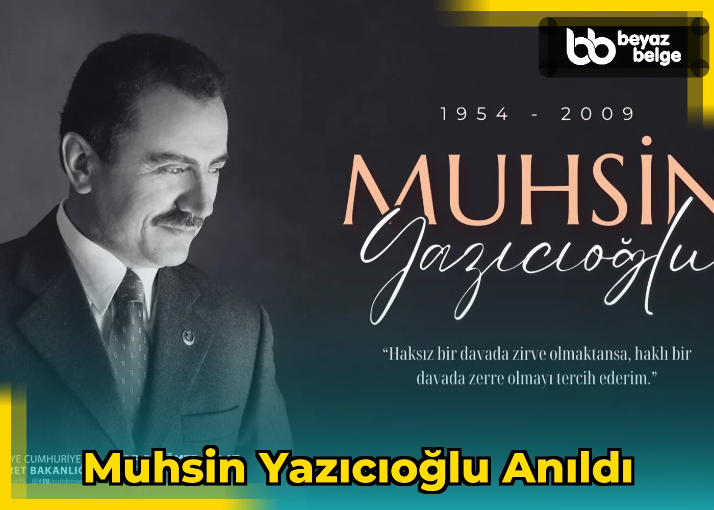 Muhsin Yazıcıoğlu Anıldı
