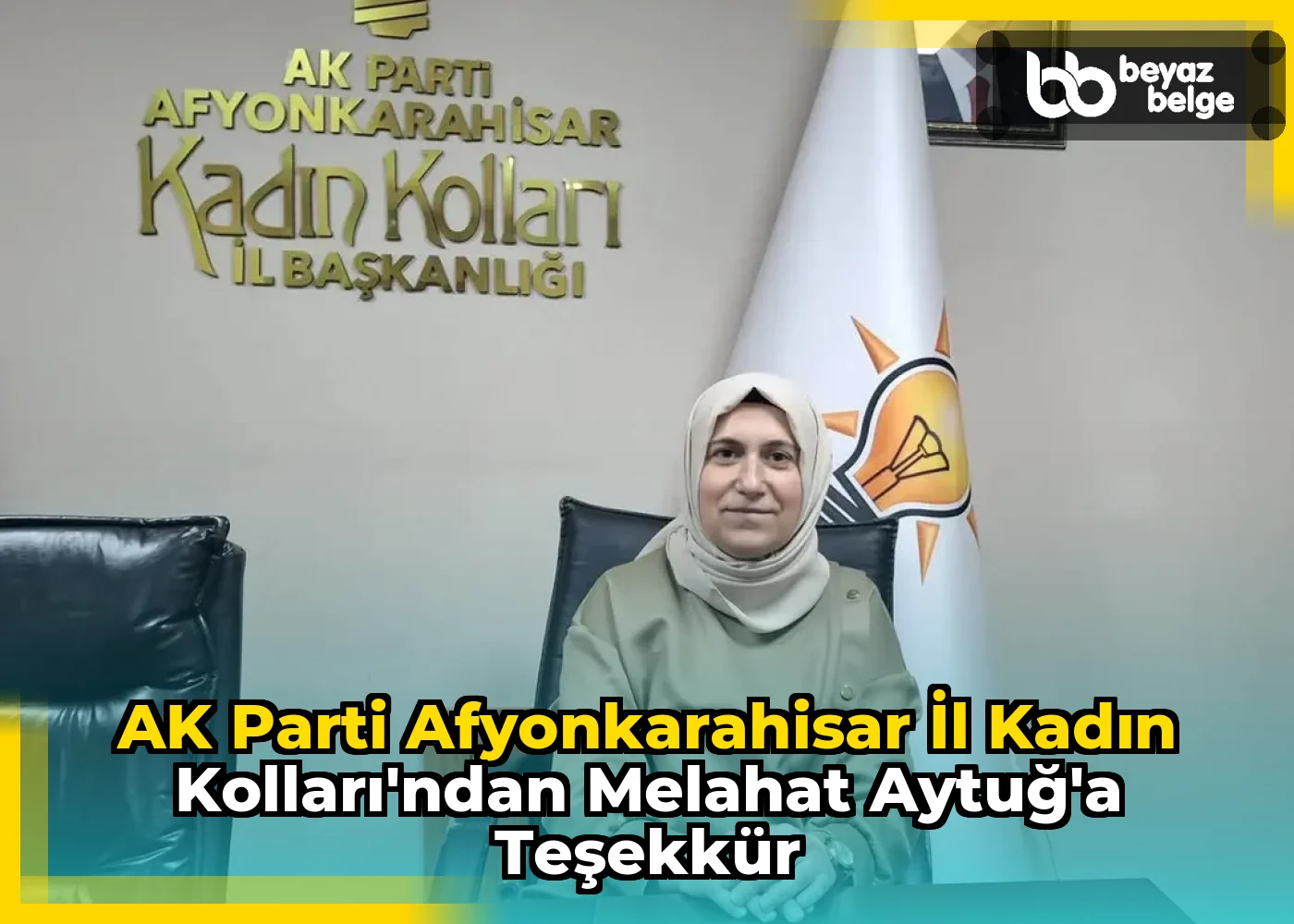 AK Parti Afyonkarahisar İl Kadın Kolları'ndan Melahat Aytuğ'a Teşekkür