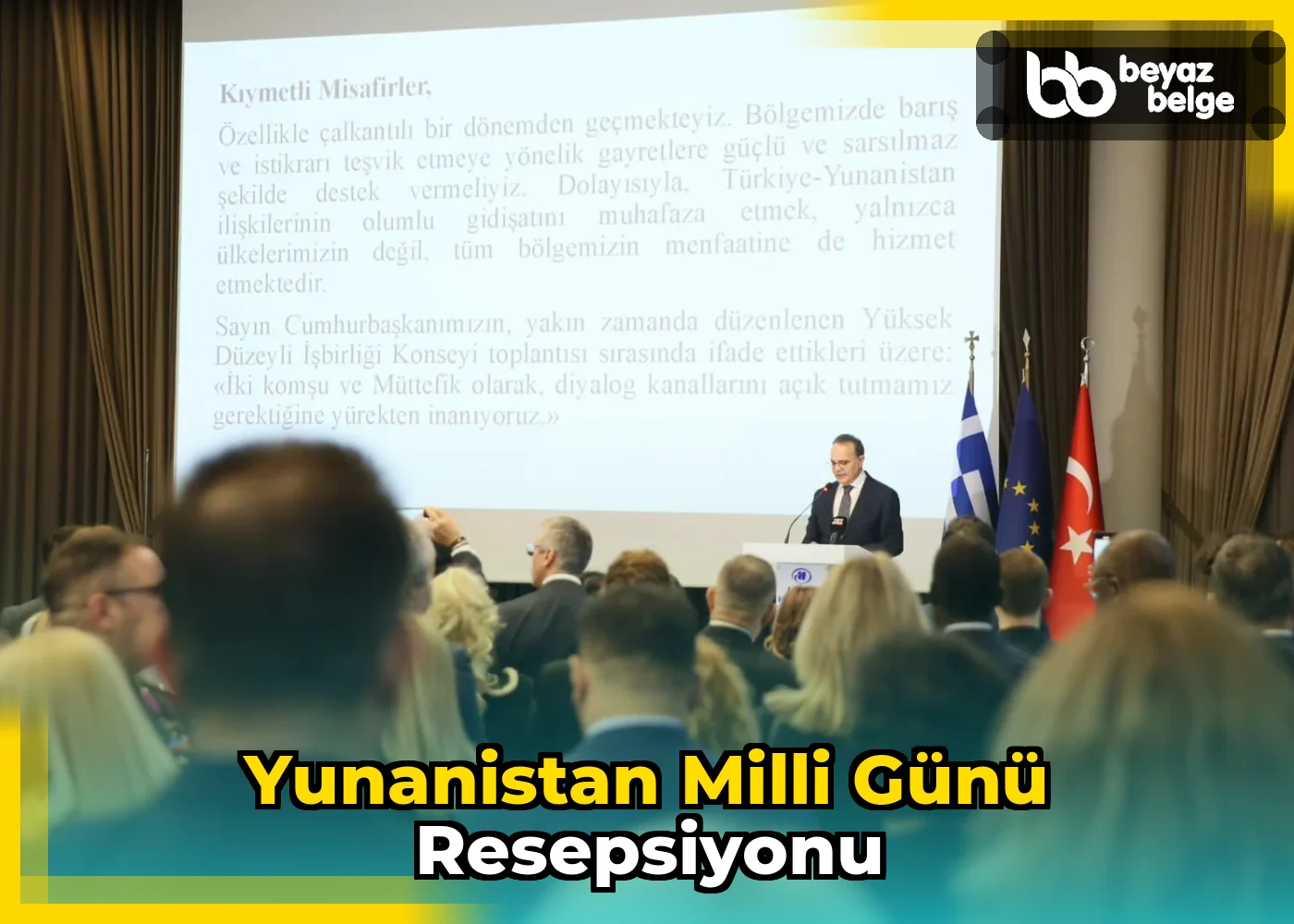 Yunanistan Milli Günü Resepsiyonu