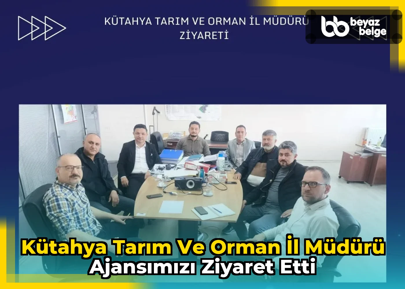 Kütahya Tarım ve Orman İl Müdürü Ajansımızı Ziyaret Etti
