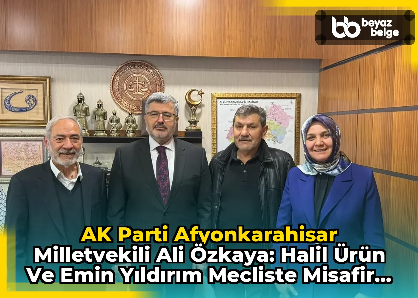 AK Parti Afyonkarahisar Milletvekili Ali Özkaya: Halil Ürün ve Emin Yıldırım Mecliste Misafir Edildi