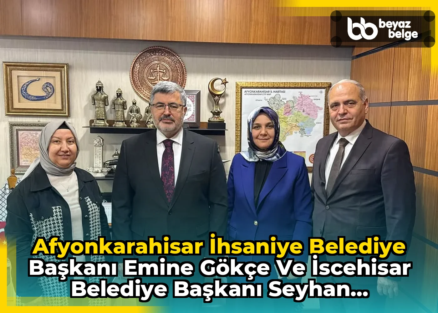 Afyonkarahisar İhsaniye Belediye Başkanı Emine Gökçe ve İscehisar Belediye Başkanı Seyhan Kılıçarslan Gazi Meclisimizde Misafir Edildi
