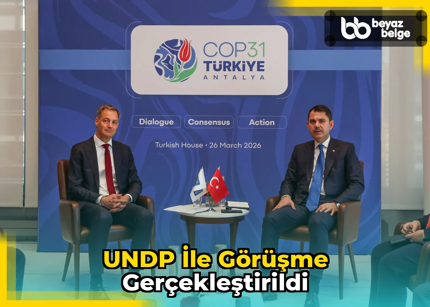 UNDP ile Görüşme Gerçekleştirildi