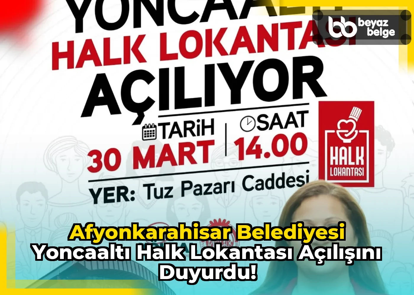 Afyonkarahisar Belediyesi Yoncaaltı Halk Lokantası Açılışını Duyurdu!