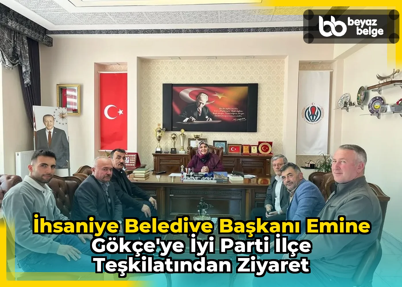 İhsaniye Belediye Başkanı Emine Gökçe'ye İyi Parti İlçe Teşkilatından Ziyaret
