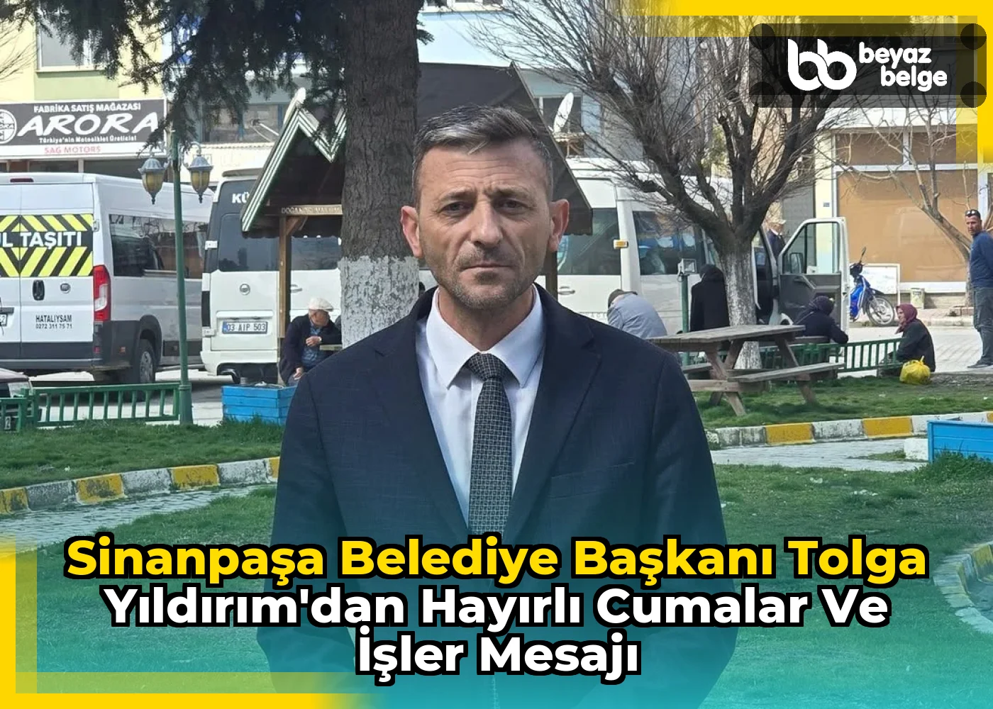 Sinanpaşa Belediye Başkanı Tolga Yıldırım'dan Hayırlı Cumalar ve İşler Mesajı