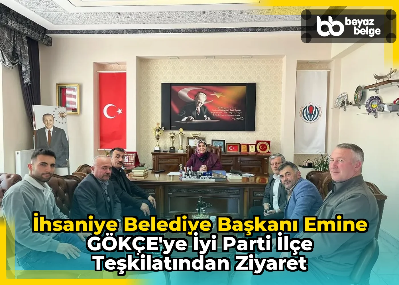 İhsaniye Belediye Başkanı Emine GÖKÇE'ye İyi Parti İlçe Teşkilatından Ziyaret