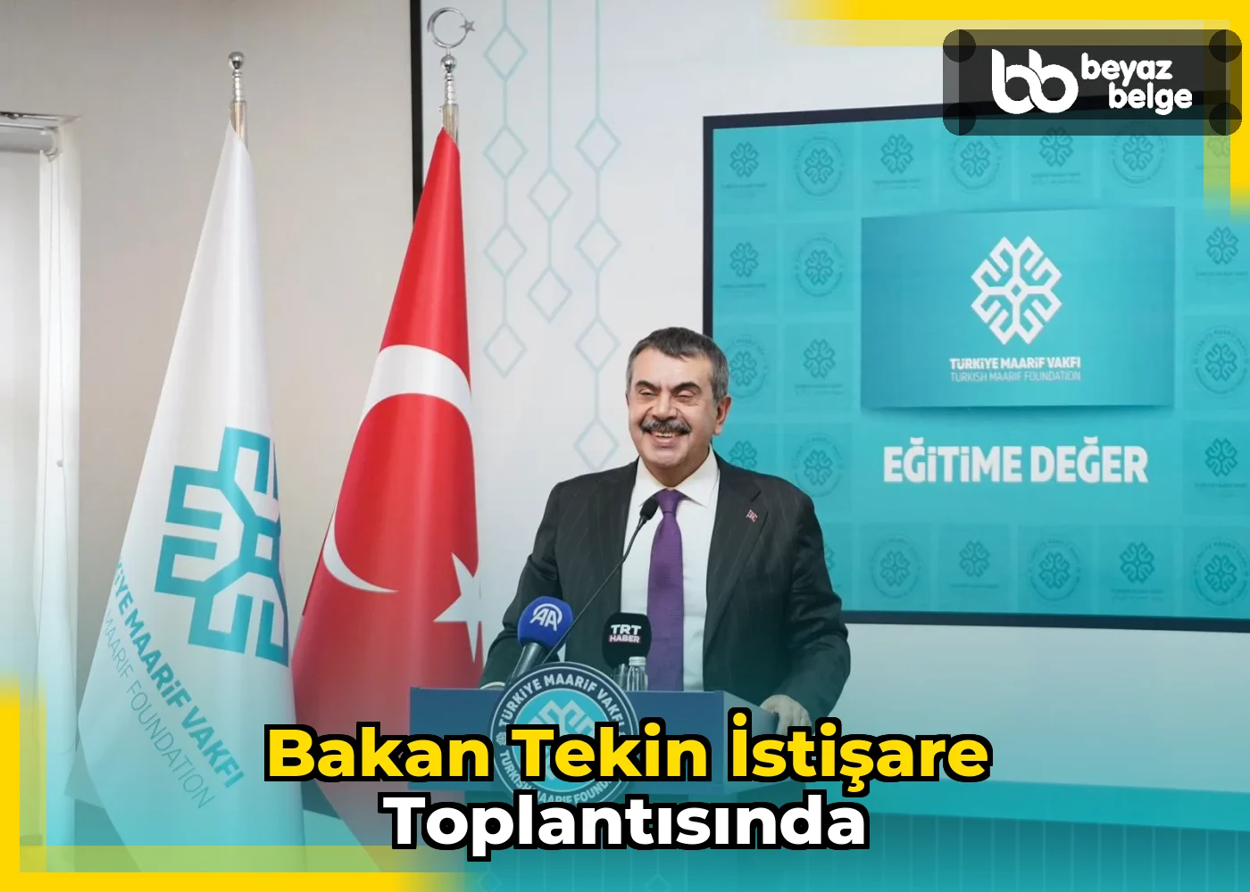Bakan Tekin İstişare Toplantısında