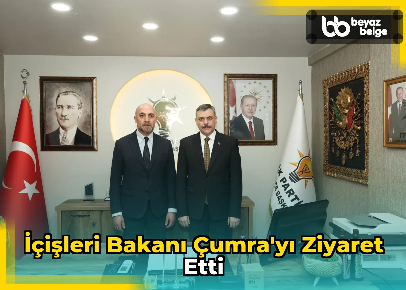 İçişleri Bakanı Çumra'yı Ziyaret Etti