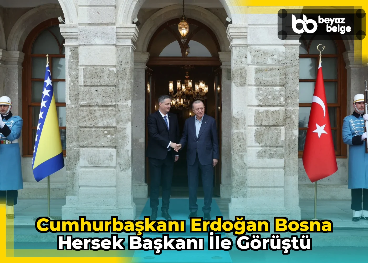 Cumhurbaşkanı Erdoğan Bosna Hersek Başkanı ile Görüştü