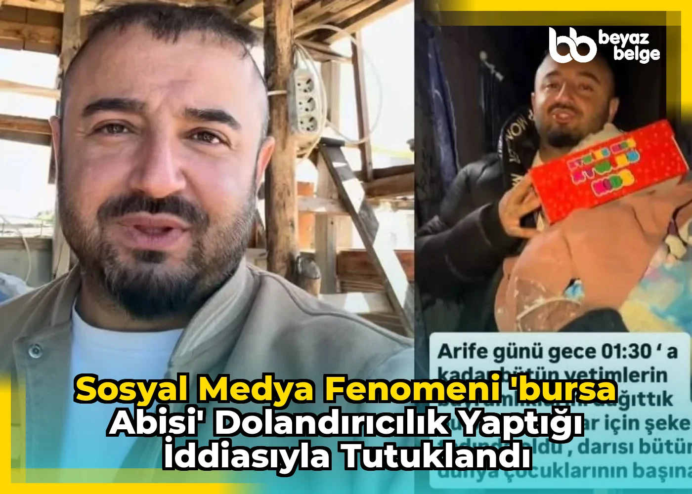 Sosyal Medya Fenomeni 'Bursa Abisi' Dolandırıcılık Yaptığı İddiasıyla Tutuklandı