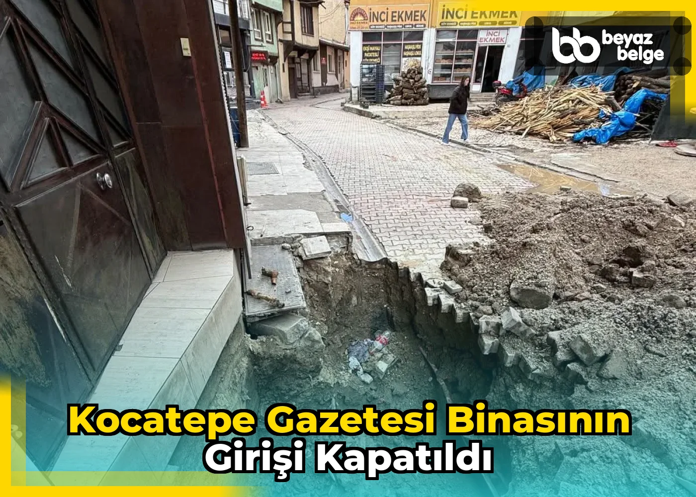 Kocatepe Gazetesi Binasının Girişi Kapatıldı