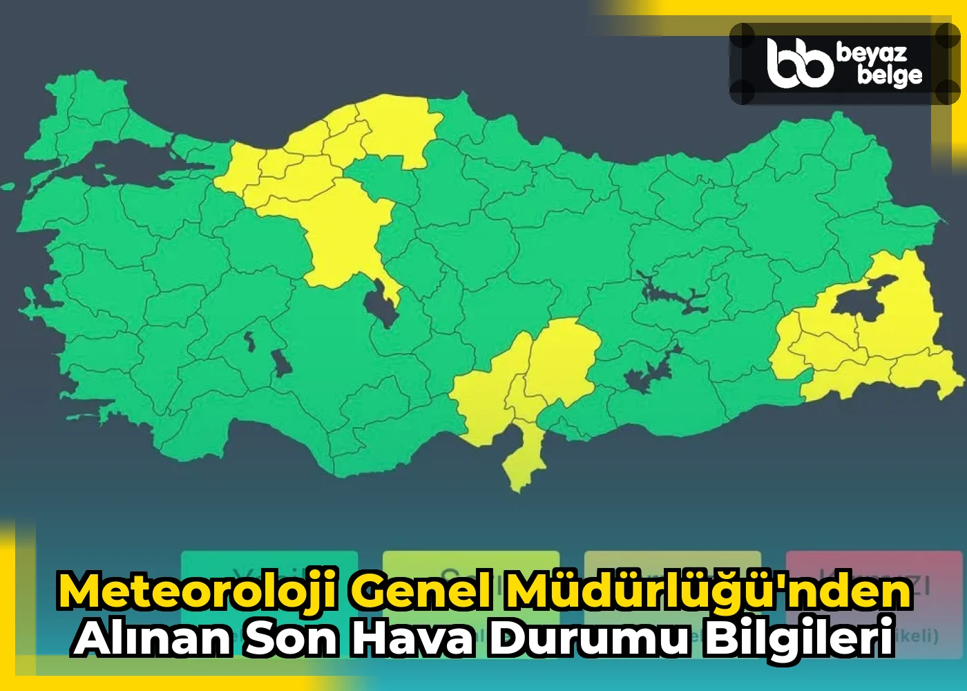 Meteoroloji Genel Müdürlüğü'nden Alınan Son Hava Durumu Bilgileri
