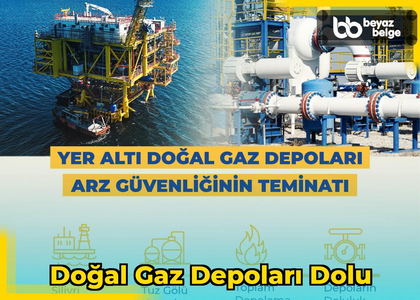 Doğal Gaz Depoları Dolu
