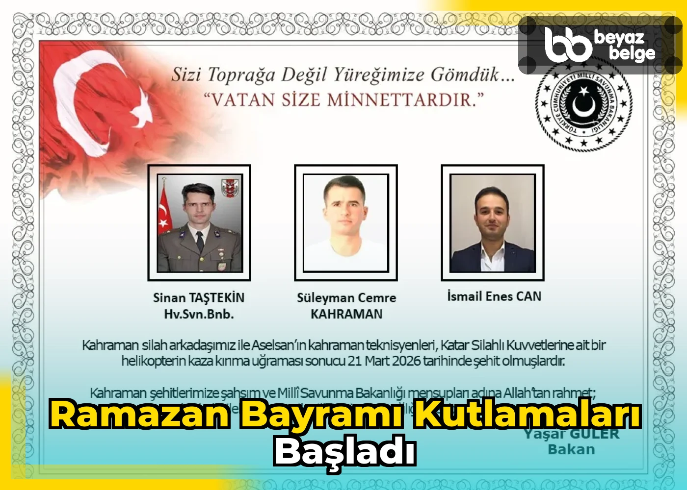 Ramazan Bayramı Kutlamaları Başladı