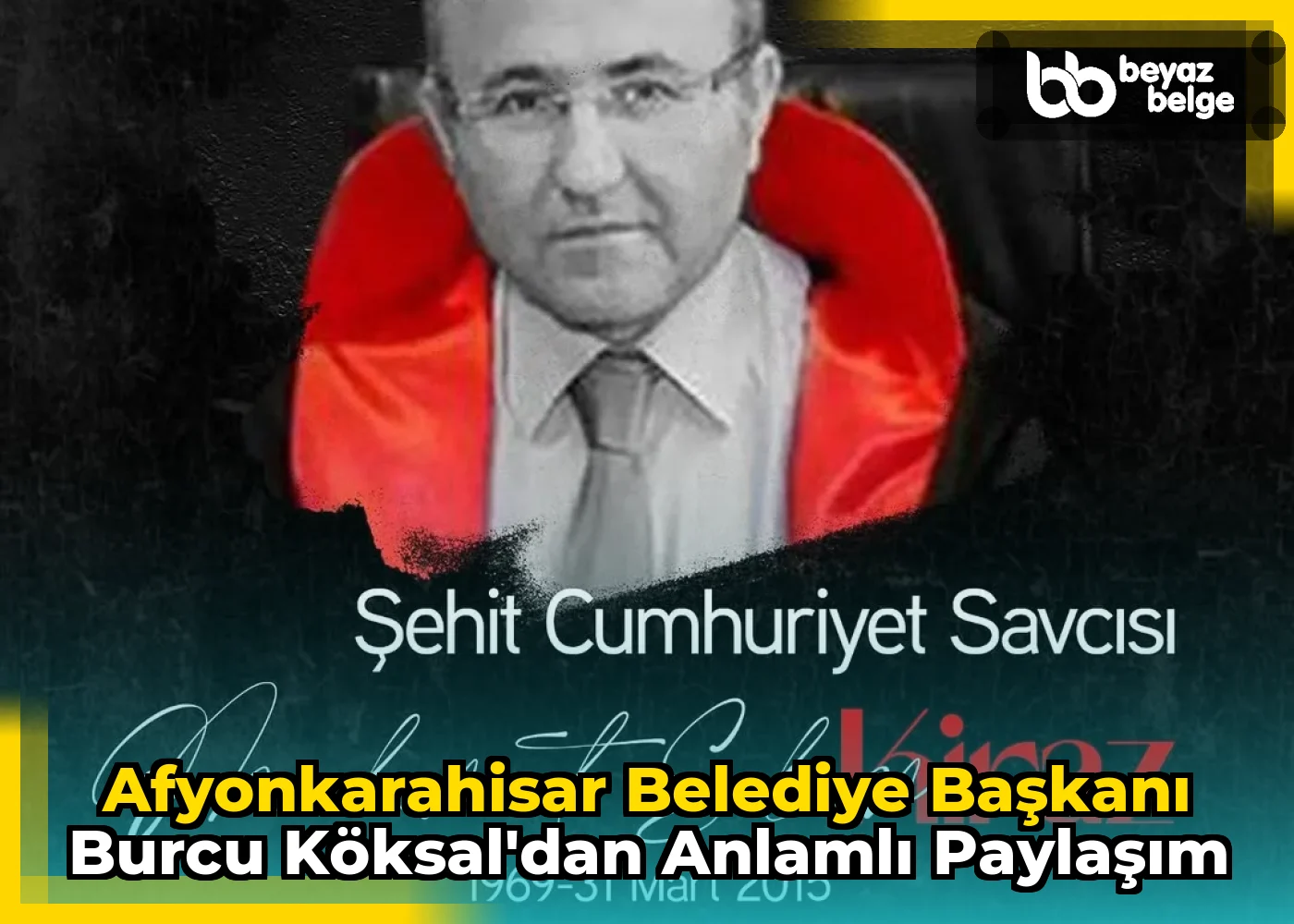 Afyonkarahisar Belediye Başkanı Burcu Köksal'dan Anlamlı Paylaşım