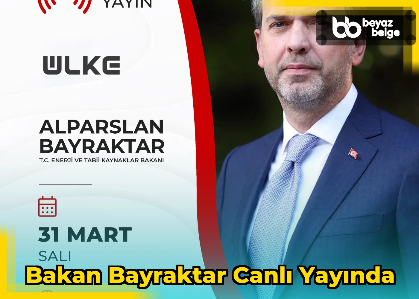 Bakan Bayraktar Canlı Yayında