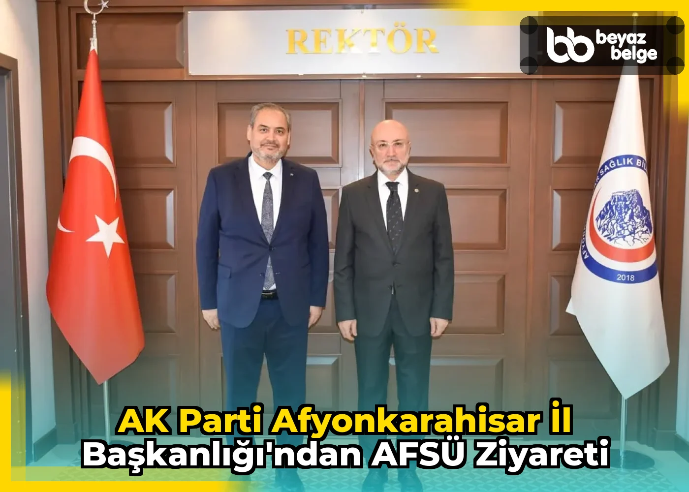 AK Parti Afyonkarahisar İl Başkanlığı'ndan AFSÜ Ziyareti