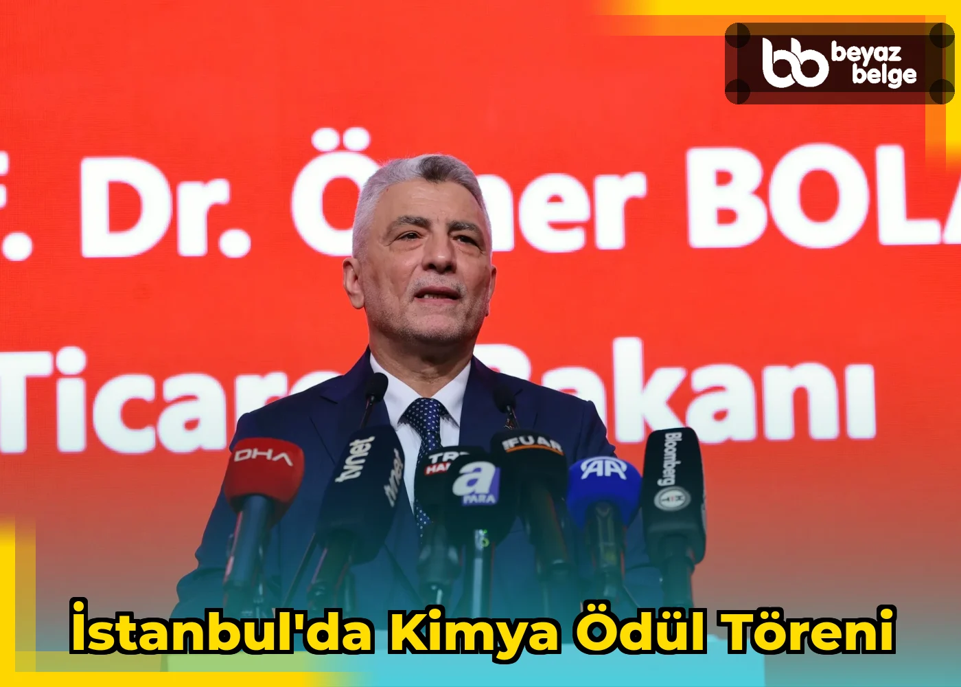 İstanbul'da Kimya Ödül Töreni