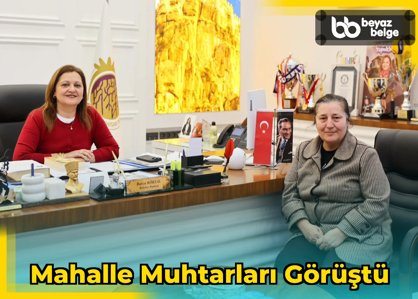 Mahalle Muhtarları Görüştü