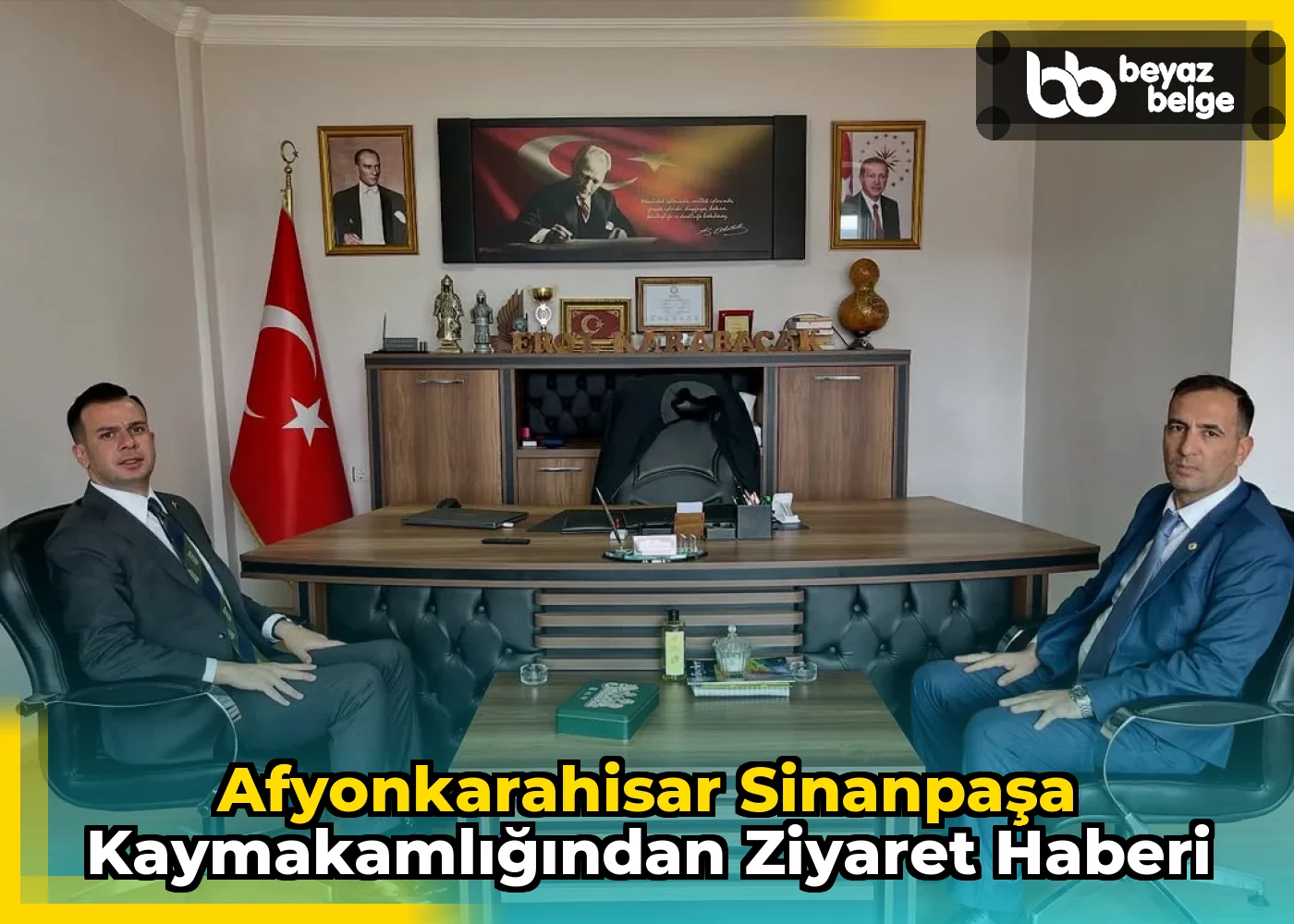 Afyonkarahisar SinanPaşa Kaymakamlığından Ziyaret Haberi