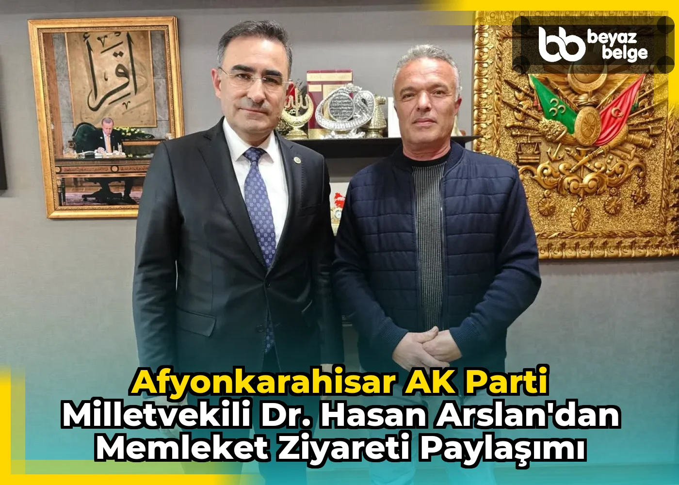 Afyonkarahisar AK Parti Milletvekili Dr. Hasan Arslan'dan Memleket Ziyareti Paylaşımı