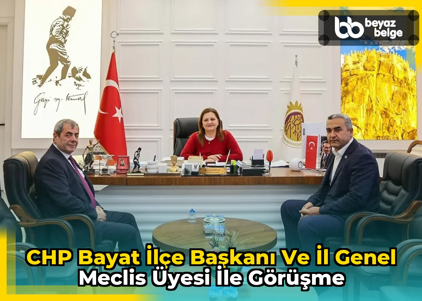CHP Bayat İlçe Başkanı ve İl Genel Meclis Üyesi ile Görüşme