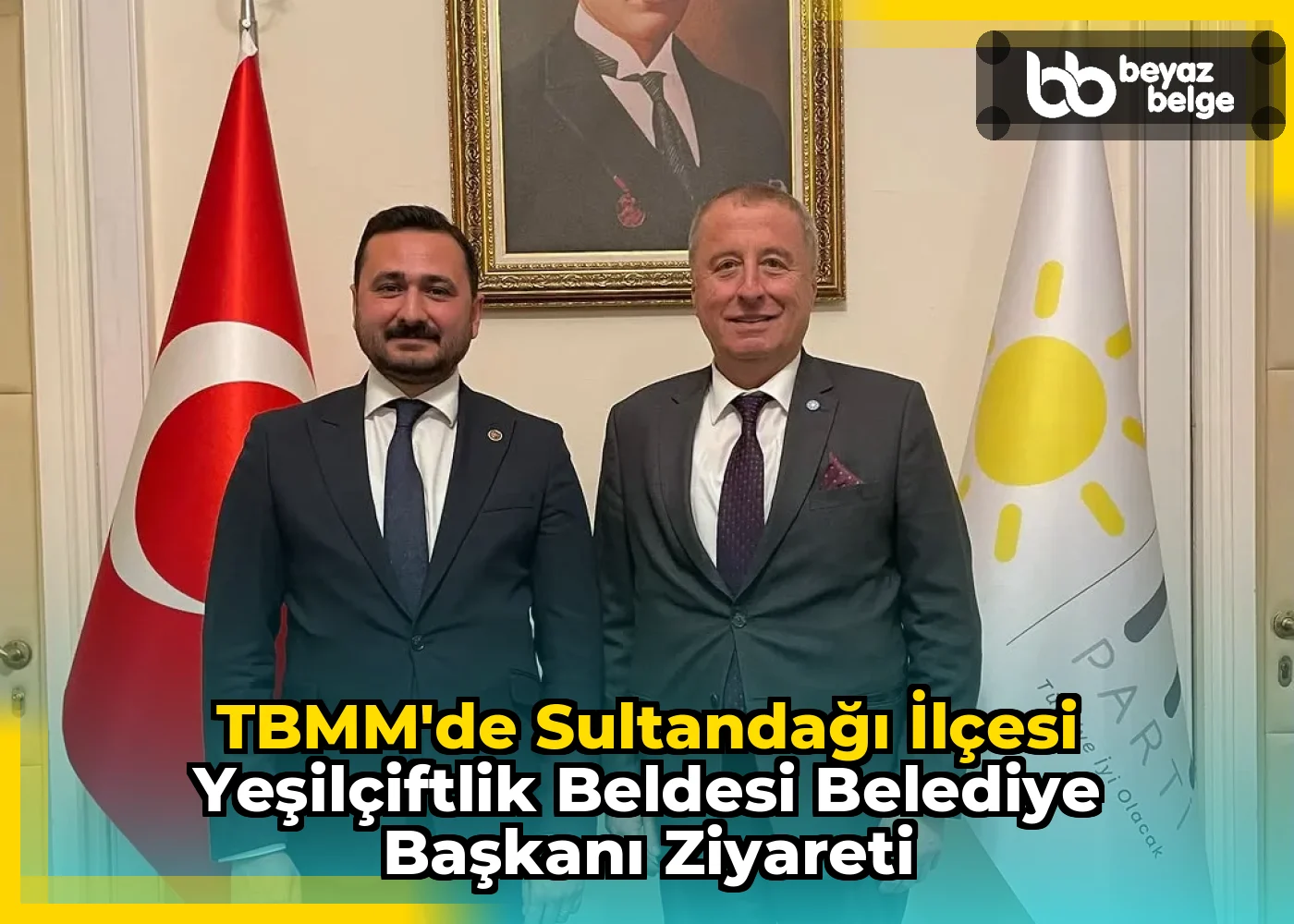 TBMM'de Sultandağı İlçesi Yeşilçiftlik Beldesi Belediye Başkanı Ziyareti