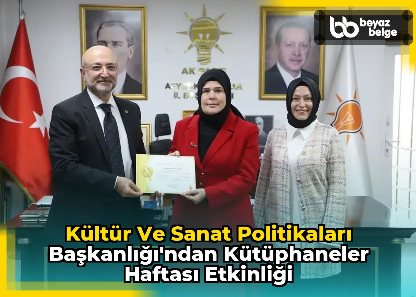 Kültür ve Sanat Politikaları Başkanlığı'ndan Kütüphaneler Haftası Etkinliği