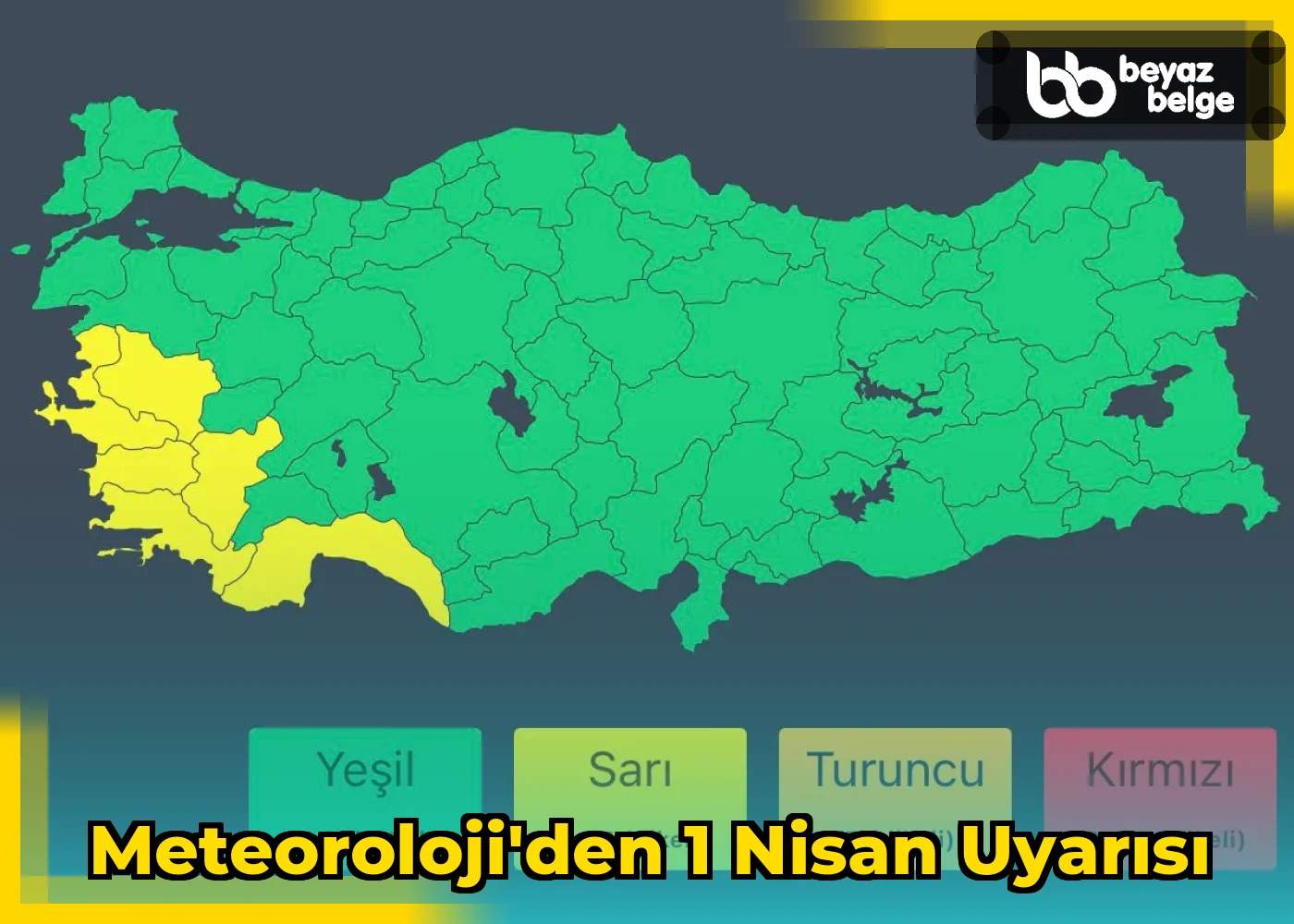 Meteoroloji'den 1 Nisan Uyarısı