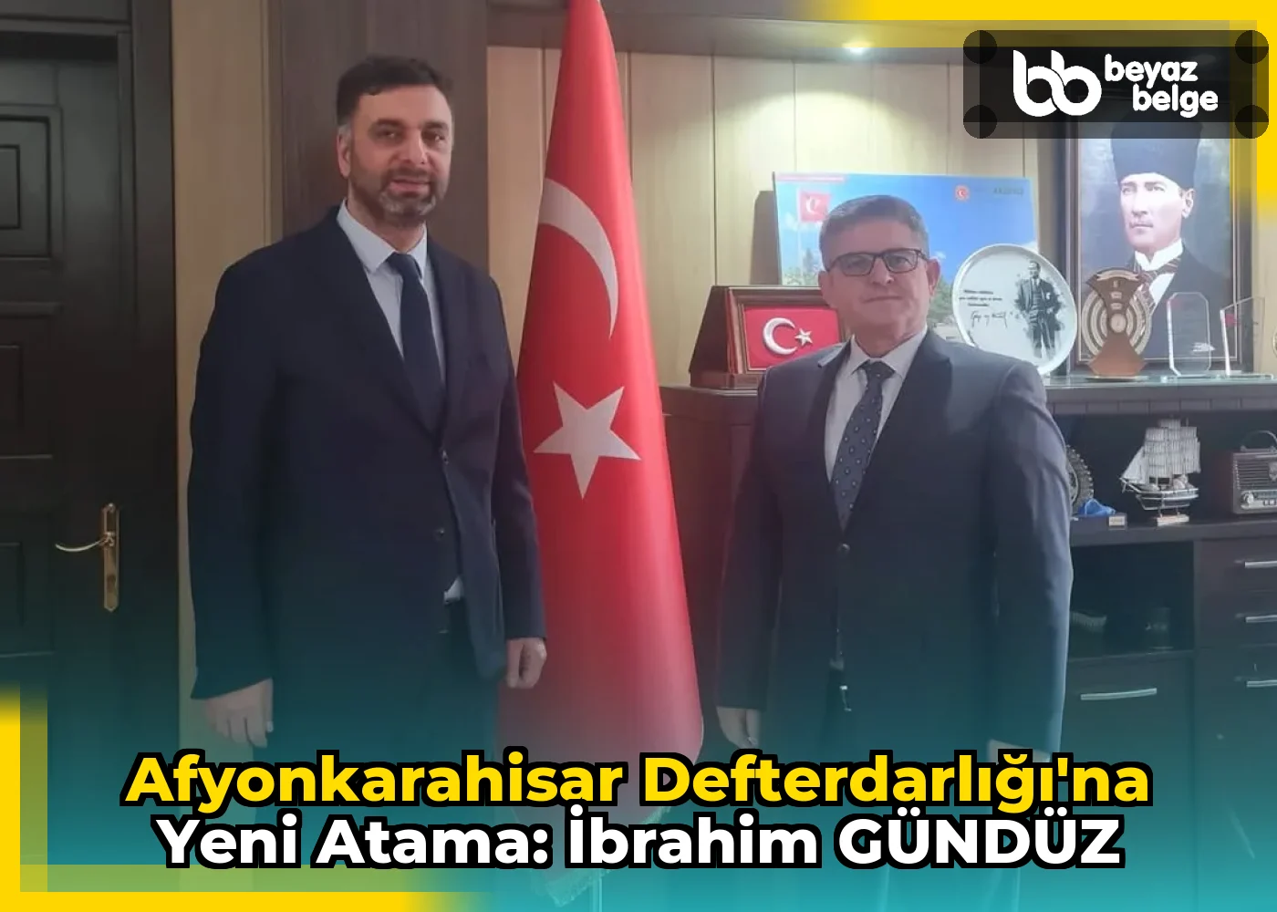 Afyonkarahisar Defterdarlığı'na Yeni Atama: İbrahim GÜNDÜZ
