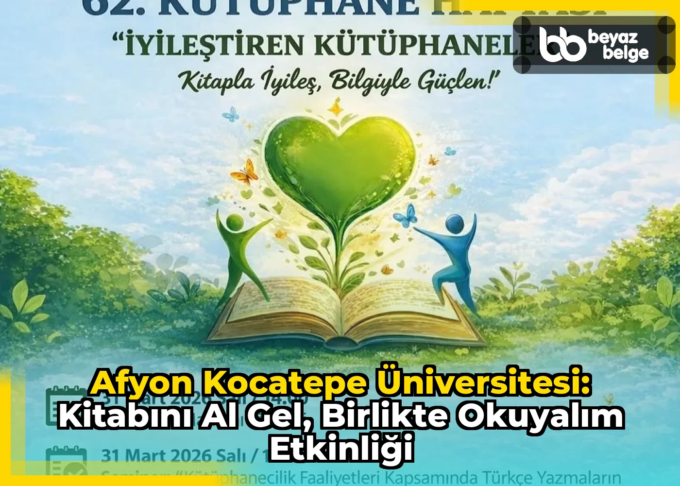 Afyon Kocatepe Üniversitesi: Kitabını Al Gel, Birlikte Okuyalım Etkinliği