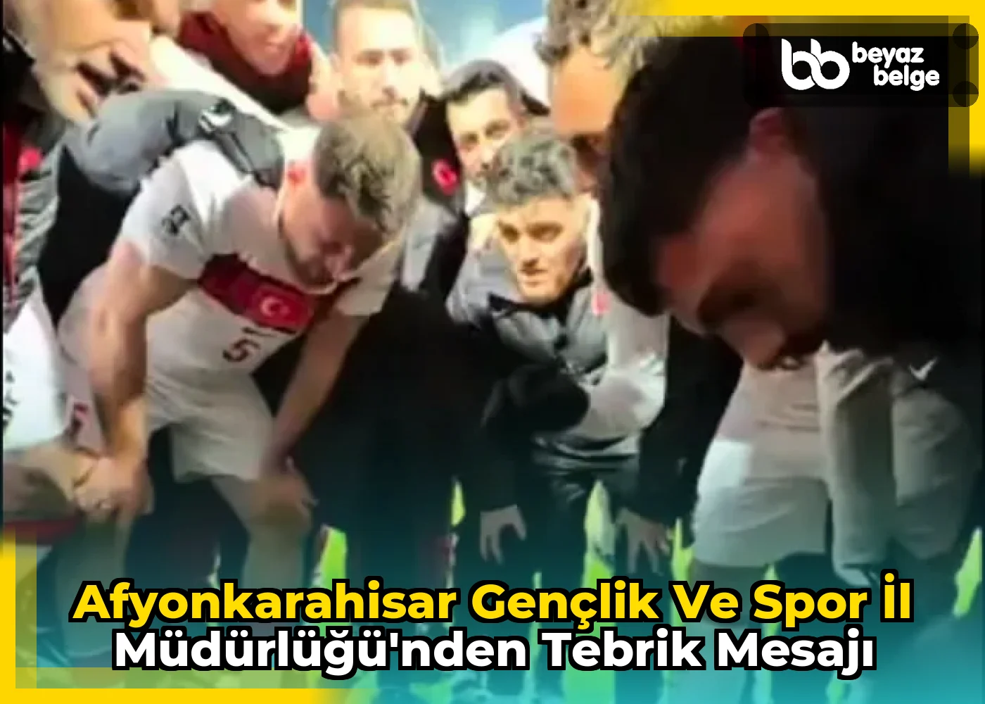 Afyonkarahisar Gençlik ve Spor İl Müdürlüğü'nden Tebrik Mesajı