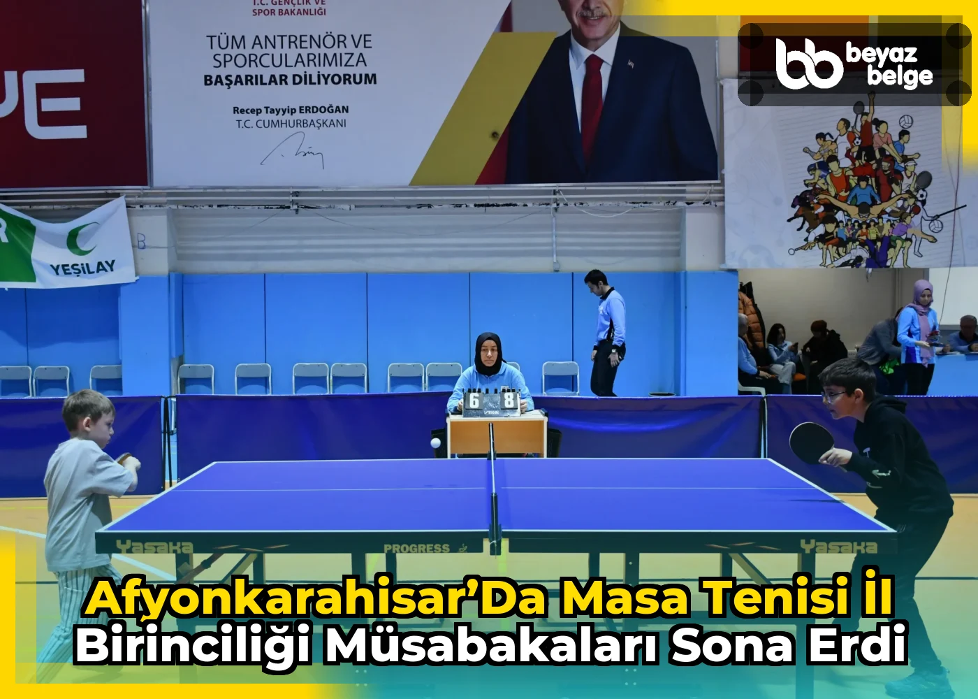 Afyonkarahisar’da Masa Tenisi İl Birinciliği Müsabakaları Sona Erdi