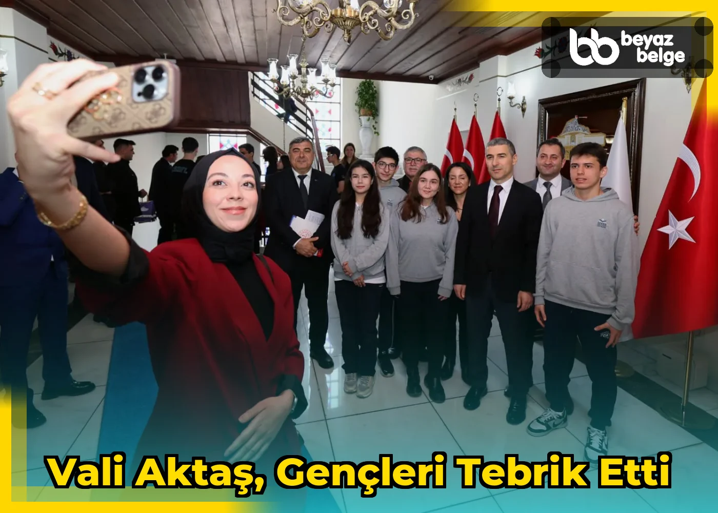 Vali Aktaş, gençleri tebrik etti