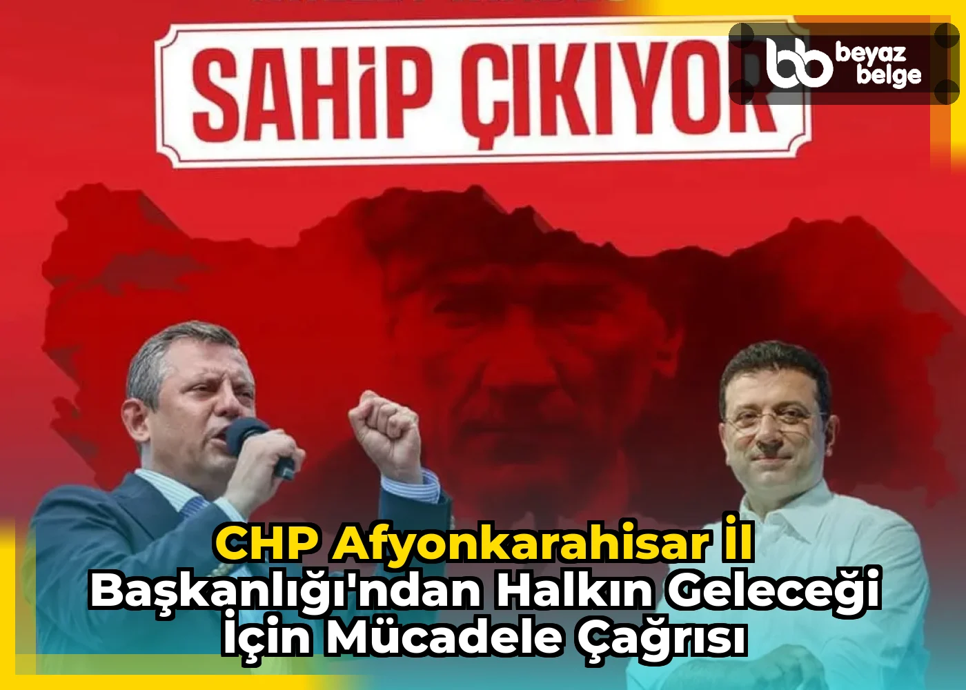 CHP Afyonkarahisar İl Başkanlığı'ndan Halkın Geleceği İçin Mücadele Çağrısı