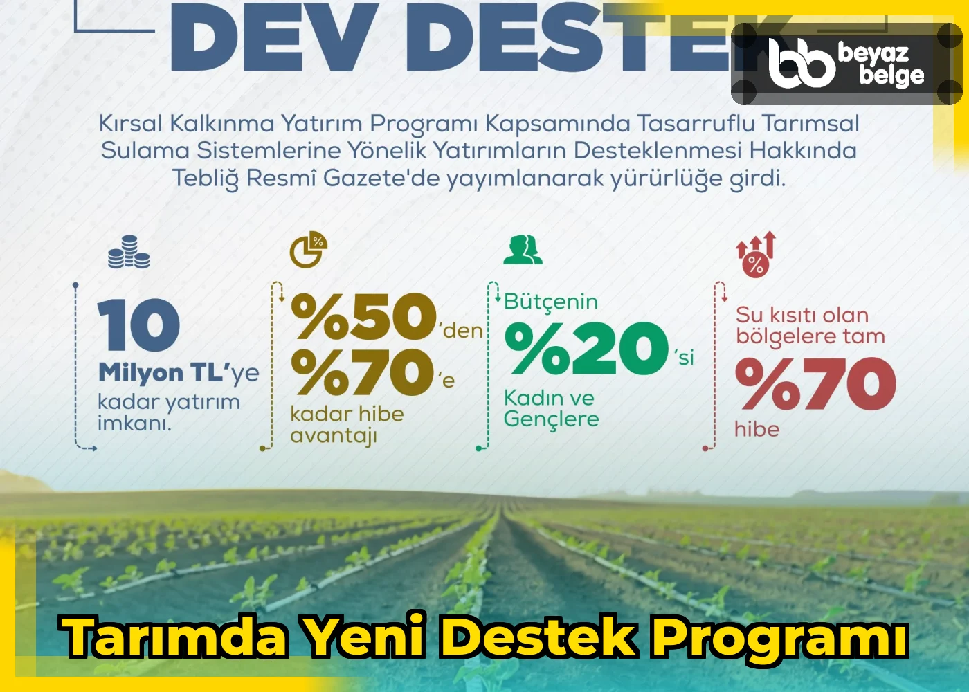 Tarımda Yeni Destek Programı